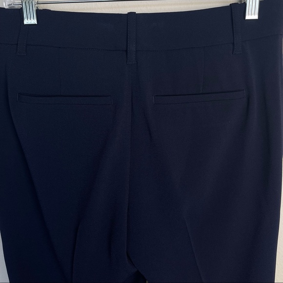 Vince. navy blue rolled hem pants 82% triacetate 18% polyester dress pants sz 4 - Picture 6 of 13